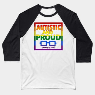 Autistic and Proud LGBTQ Baseball T-Shirt